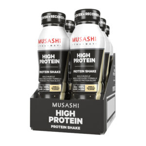 MUSASHI High Protein Shake Vanilla Milkshake Flavor 375ml