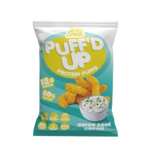 Into Snax Puffed Up Protein Puffs - Onion Sour Cream Box of 20