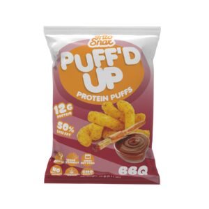 Into Snax Puffed Up Protein Puffs - BBQ Box of 20