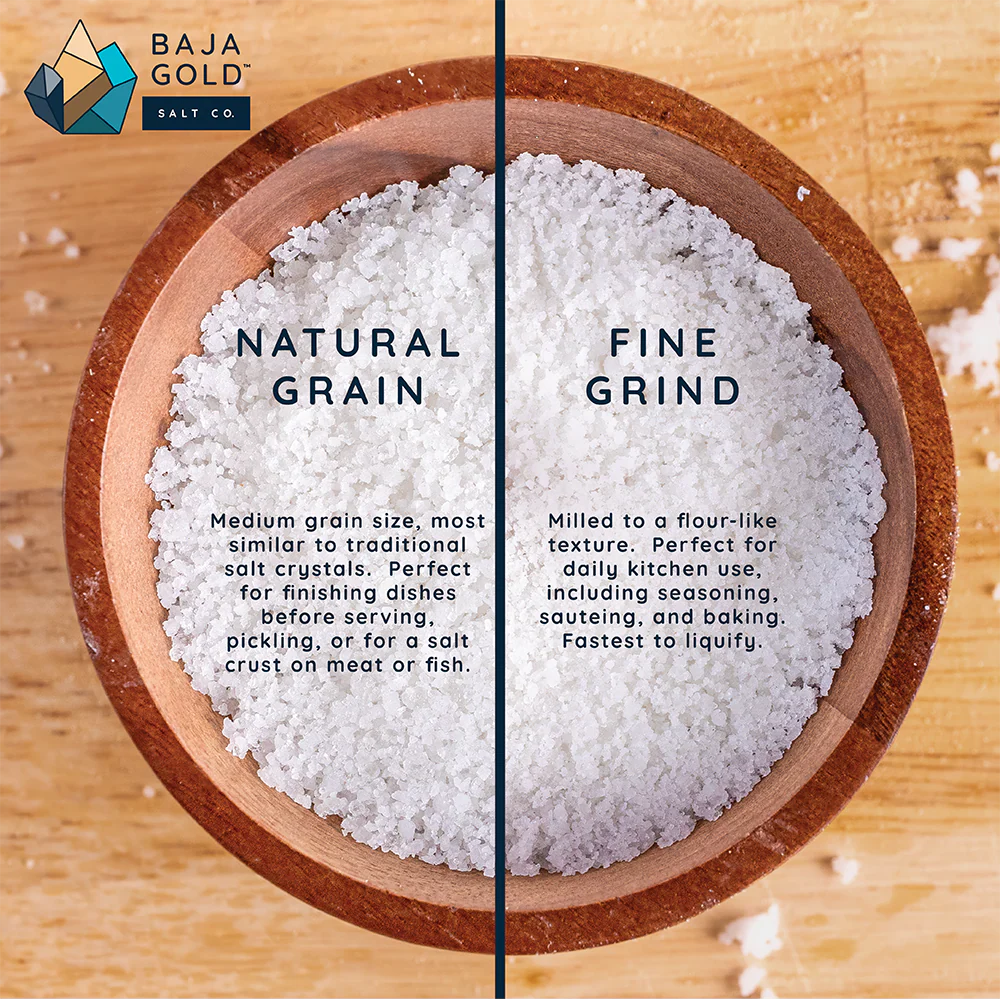 Baja Gold Salt Co., Mineral Sea Salt, Natural Grain, 1 lb (454 g) - Image 3