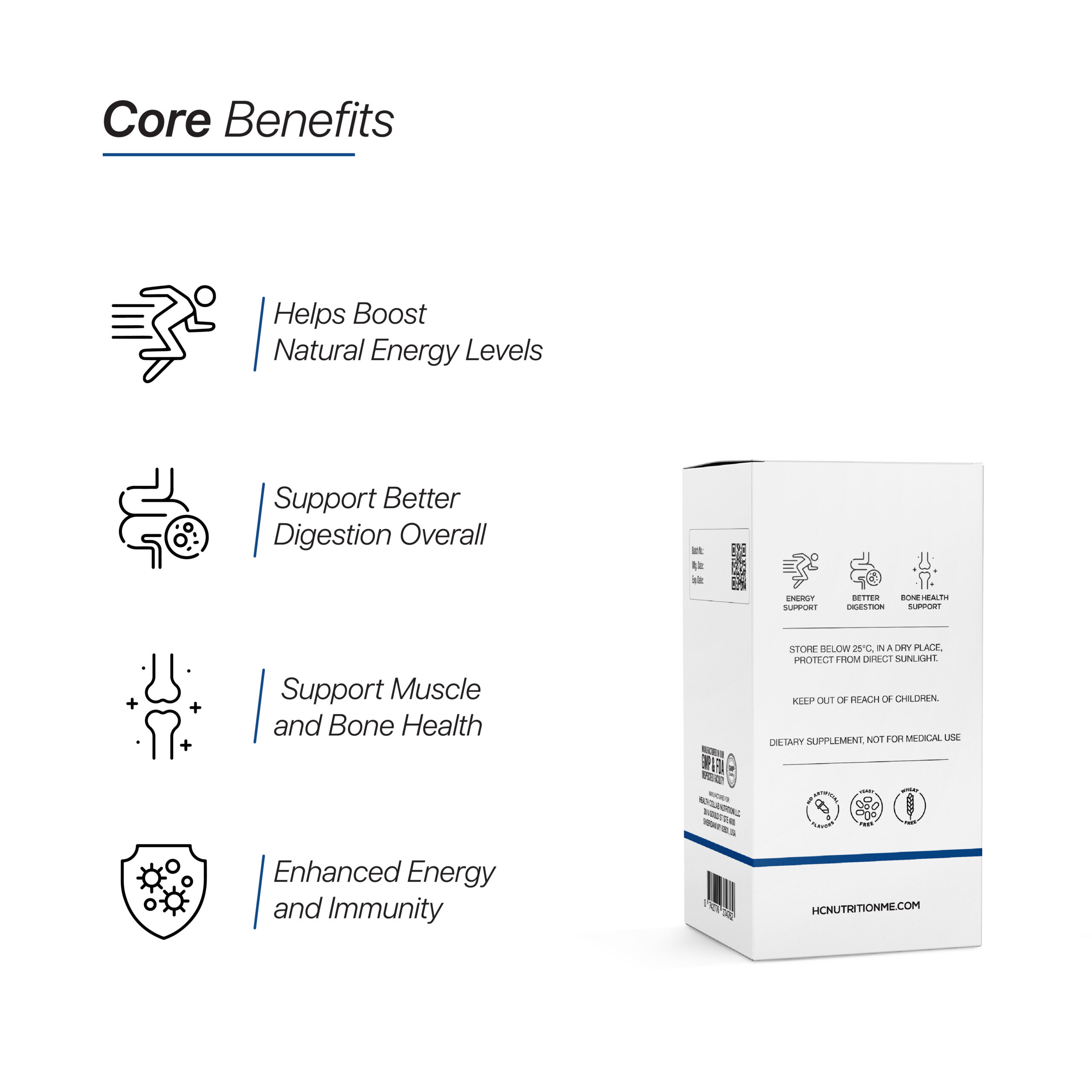 Men’s Once Daily Multivitamin with Probiotics + Collagen - Image 4
